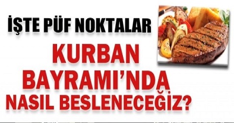Kurban Bayramında Beslenme Önerileri
