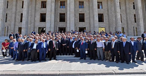 TBMM Başkanımıza Geçmiş Olsun Ziyareti Yaptık